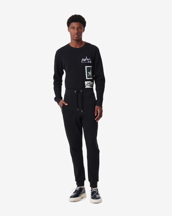 LUCIO EMBOSSED SWEATPANTS