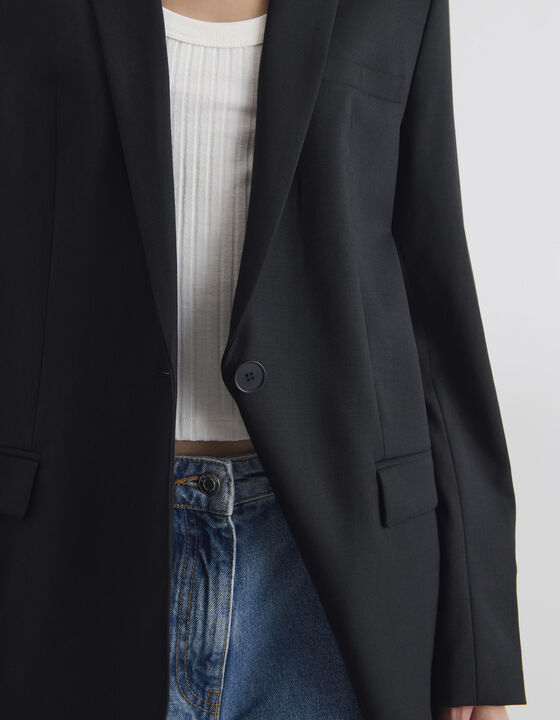 WOOL BLAZER JACKET