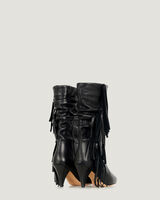 CRANKO LEATHER FRINGE SLOUCH BOOTS image number null