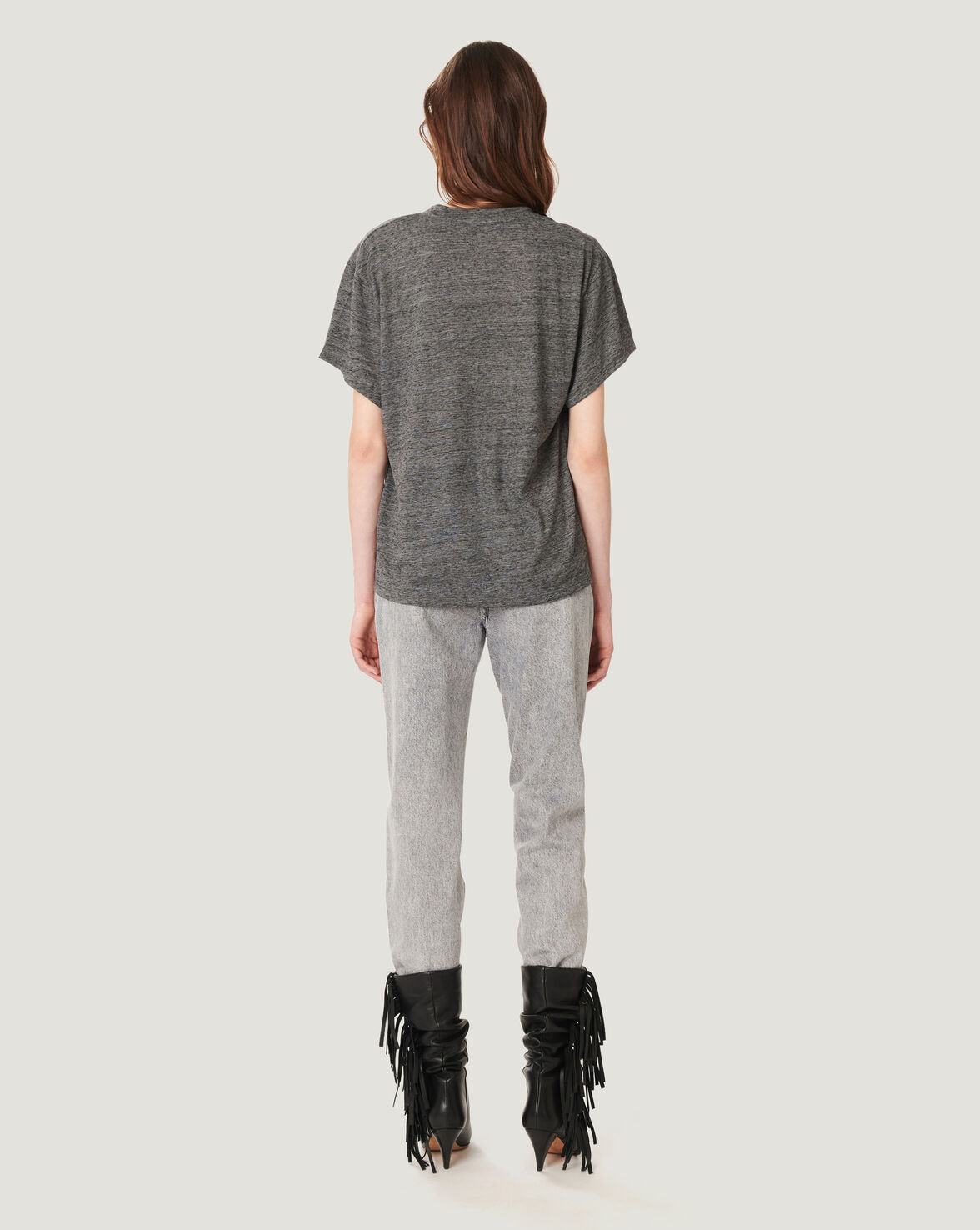 GOSTA SHORT SLEEVE V NECK T SHIRT image number null