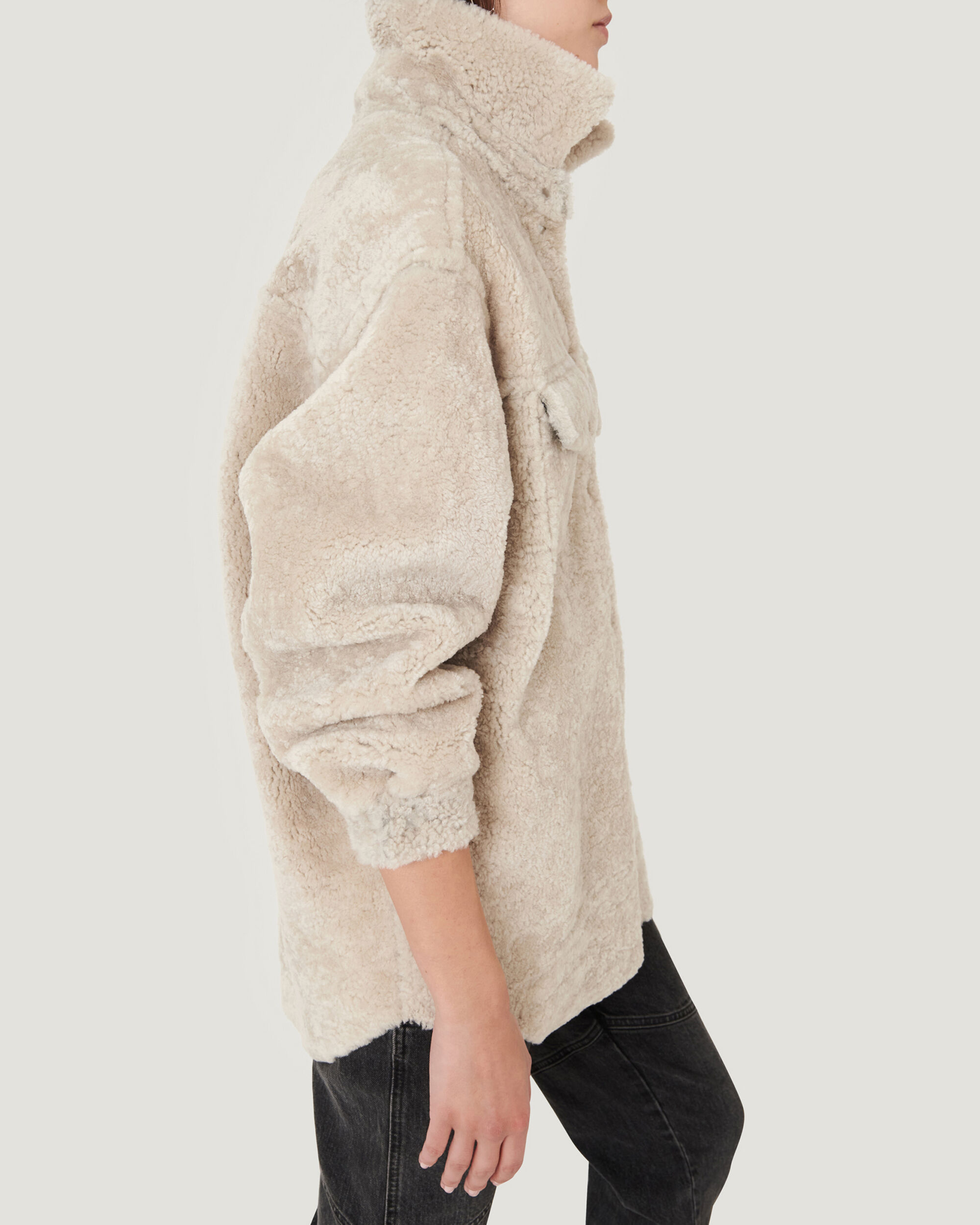 iro shearling coat