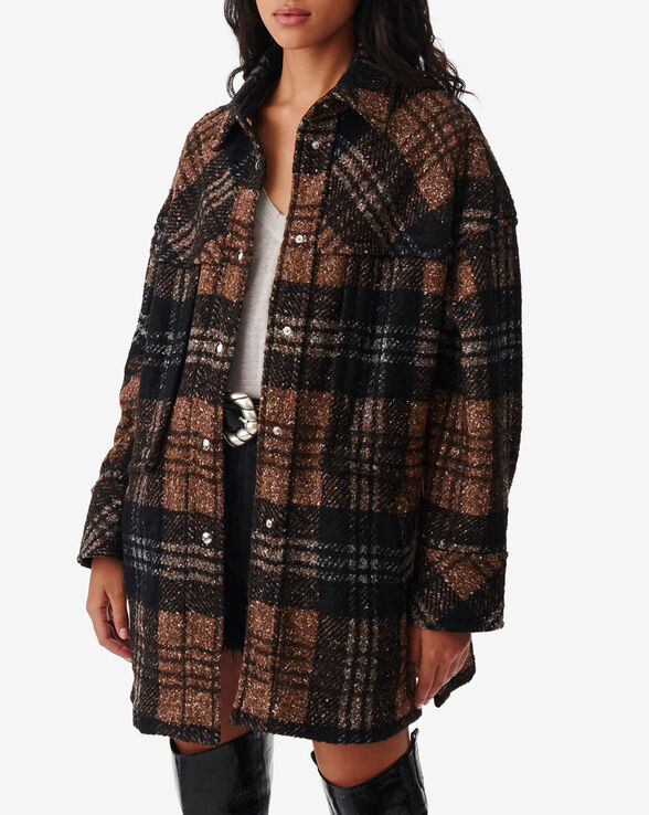 ZAHI CHECKERED OVERSHIRT