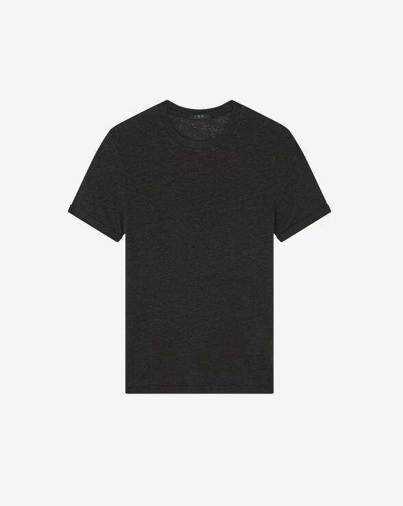 TURI ROUND-NECK LINEN T-SHIRT