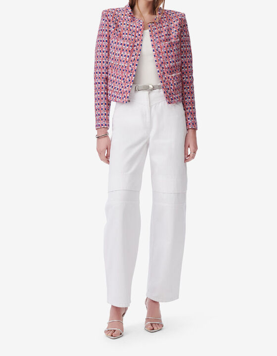 MULTICOLORED TWEED JACKET