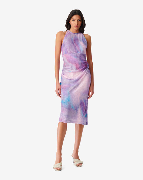 LIDAMA LONG PRINTED DRESS