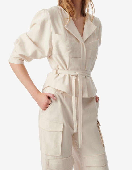 TOP WITH PATCHED BUSTIER