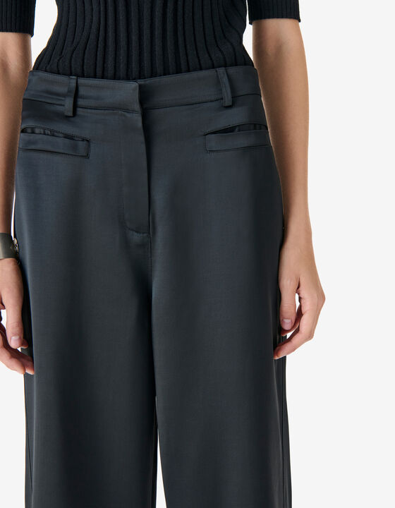 WIDE-LEG TAILORED PANTS