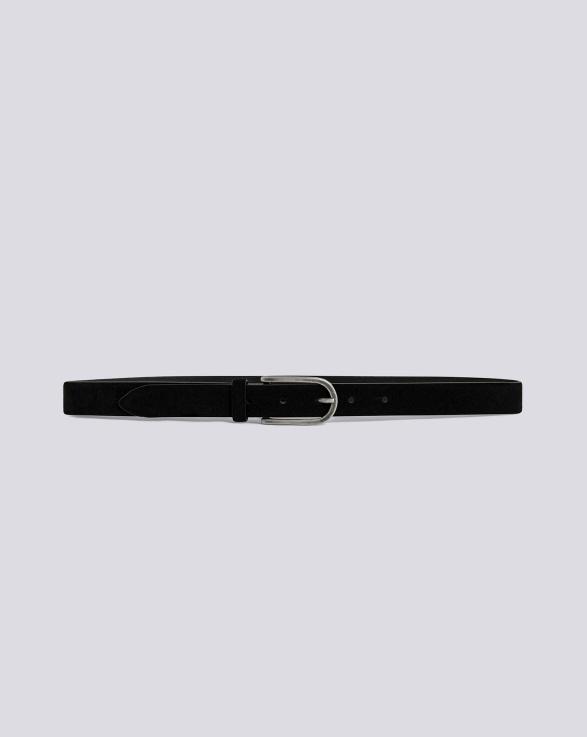 MILOV THIN SUEDE BELT image number null