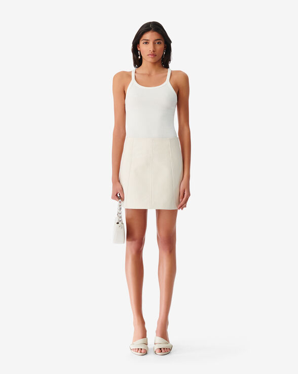 BAILA LEATHER MINI SKIRT