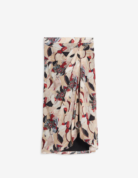 DASSIM PRINTED MIDI SKIRT