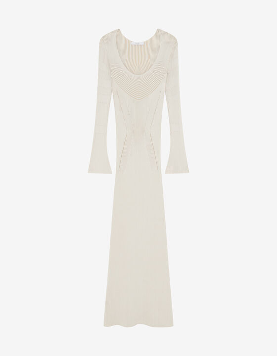 LONG RIBBED DRESS