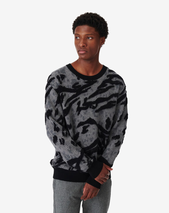 PULES PATTERNED ROUND-NECK SWEATER
