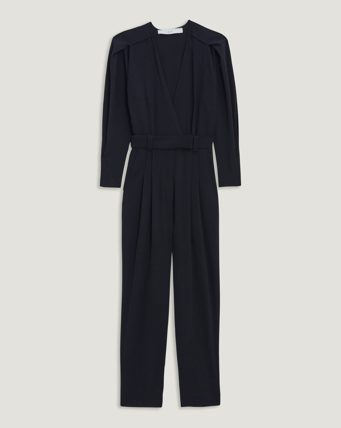 JENIE LONG SLEEVE PLEATED JUMPSUIT image number null