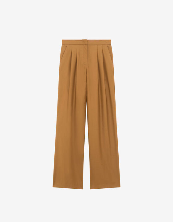 WOOL SUIT TROUSERS