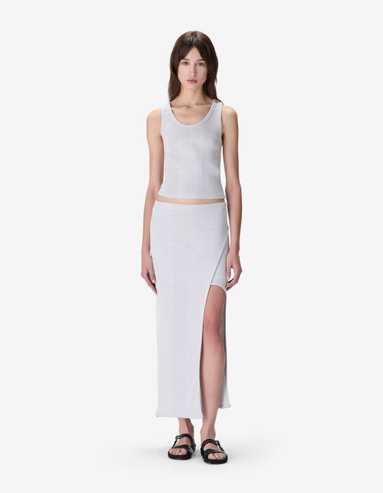 MIDI WRAP SKIRT