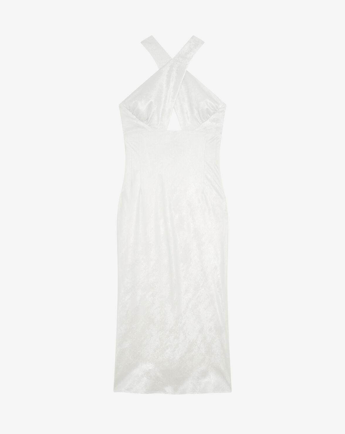 Shop Iro Calvino Long Dress With Cutouts