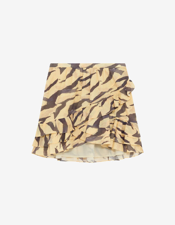 SHORT PRINT SKIRT