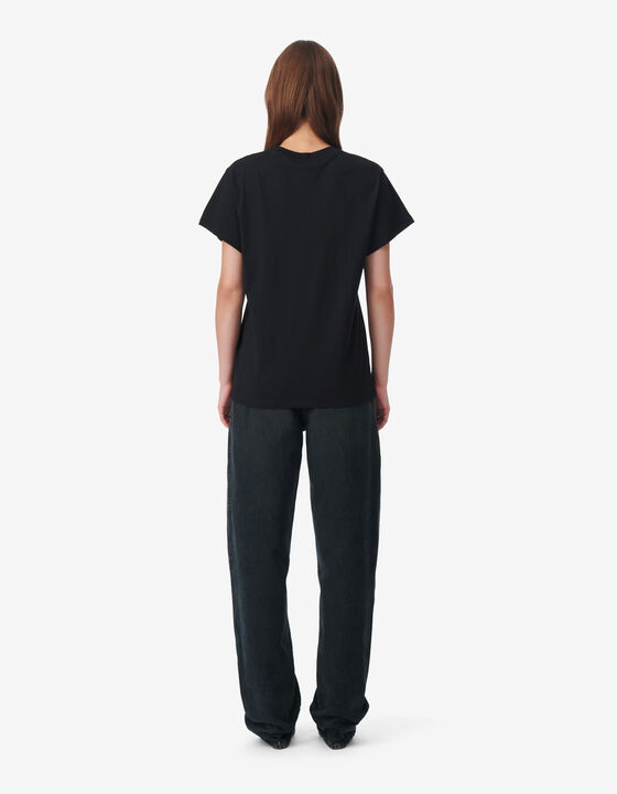 T-SHIRT IMPRIM&Eacute; COL ROND