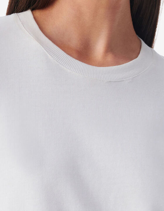 OPEN-BACK ROUND-NECK T-SHIRT
