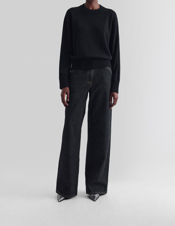 ROUND-NECK CASHMERE SWEATER