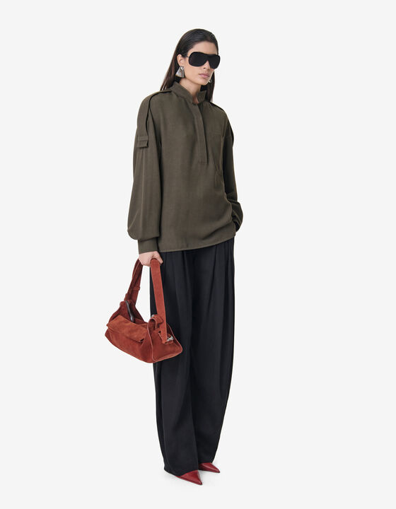 MAO COLLAR SHIRT