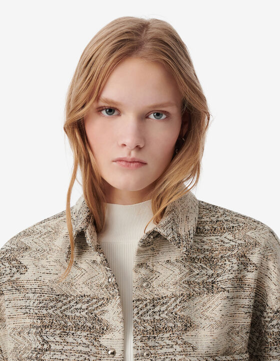 JACQUARD OVERSHIRT