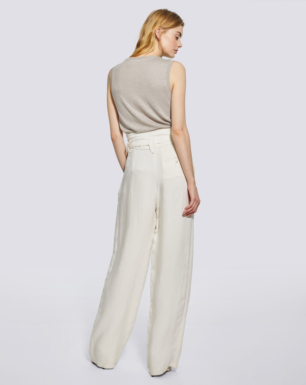 AVERILL WIDE LEG HIGH WAIST PANTS image number null