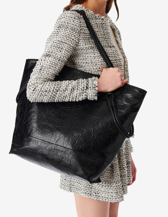 XL WRINKLED LOGO TOTE BAG