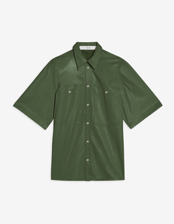 SIGNY LEATHER SHIRT