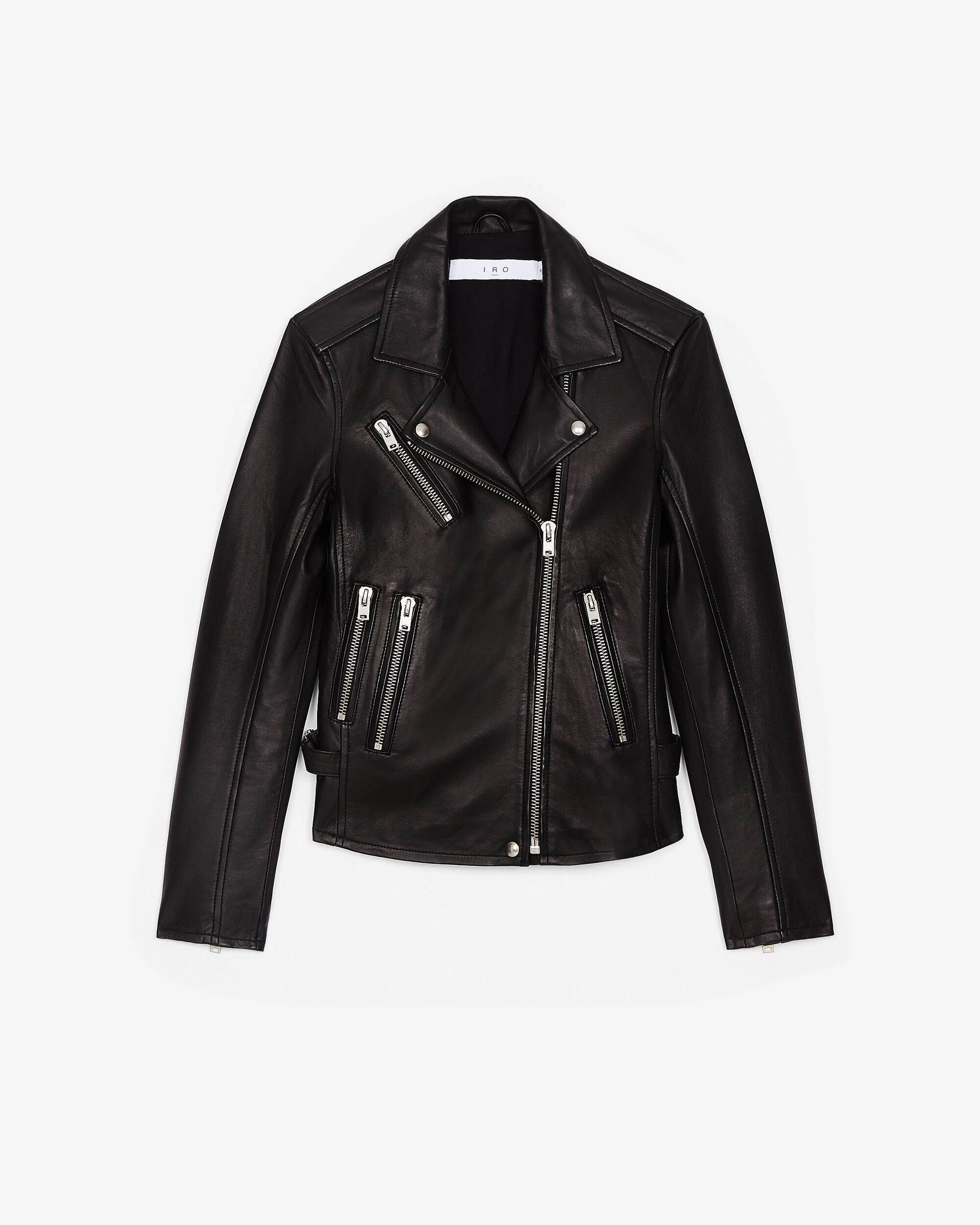 iro silver leather jacket