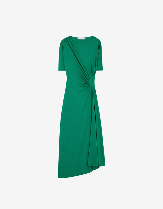 DRAPED LONG DRESS