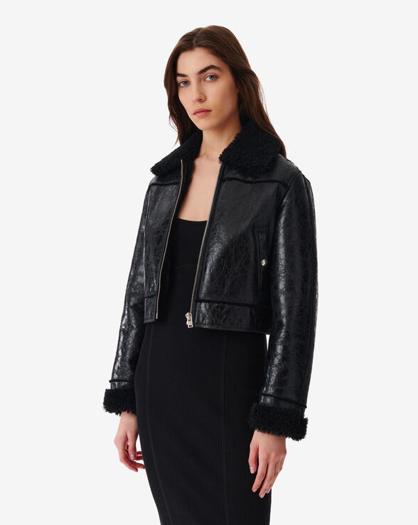 MIRAM CROPPED LEATHER JACKET