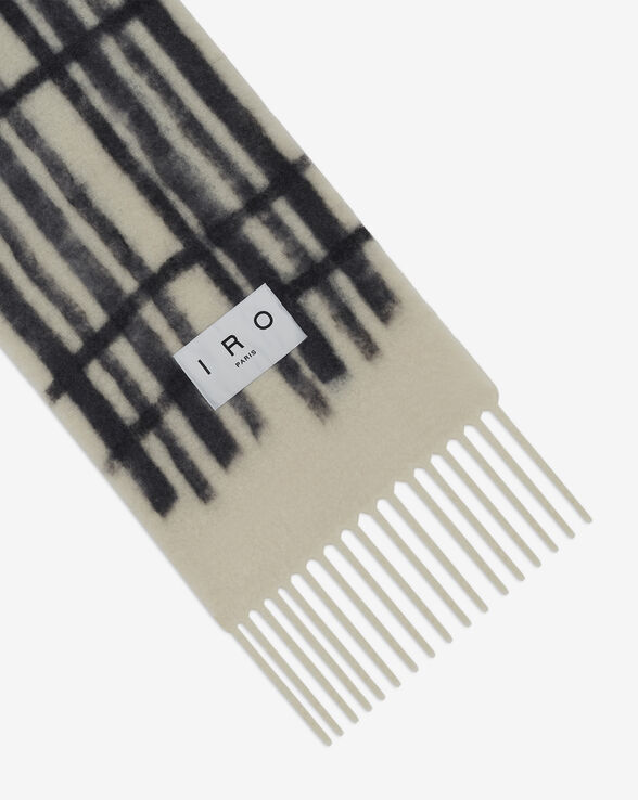 TRACKY CHECKERED SCARF