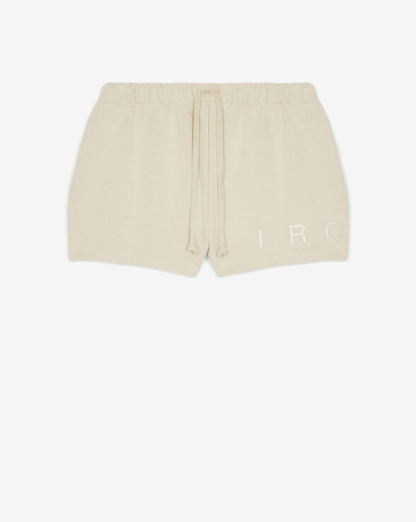 OCRESIA COTTON FLEECE LOGO SHORTS