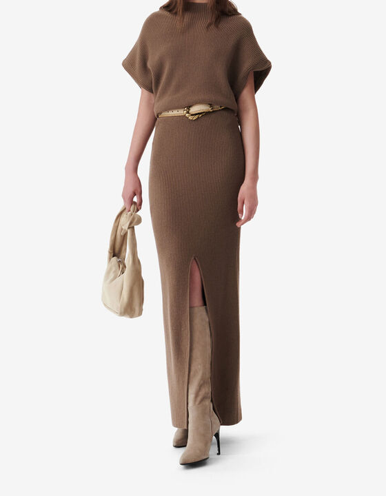 STAND-UP COLLAR SWEATER