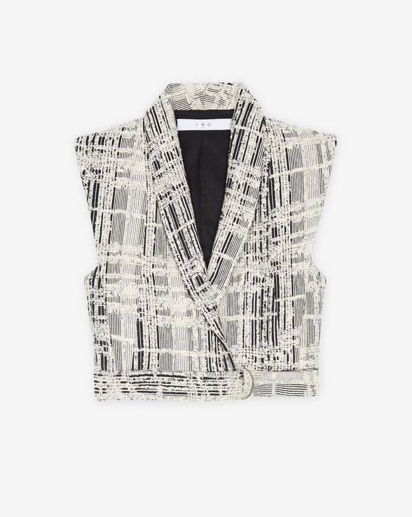 QUIRA SLEEVELESS JACKET