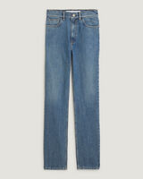 GANEMEI FADED HIGH WAIST JEANS image number null