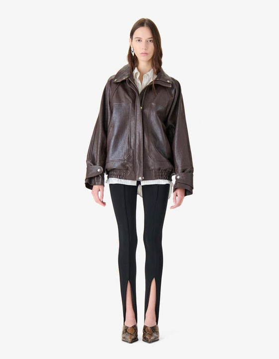 OVERSIZED LEATHER JACKET