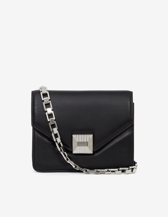 IRIS LEATHER BAG WITH CHAIN