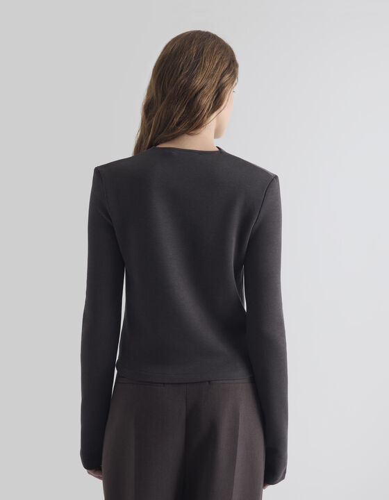 ASYMMETRIC DRAPED TOP