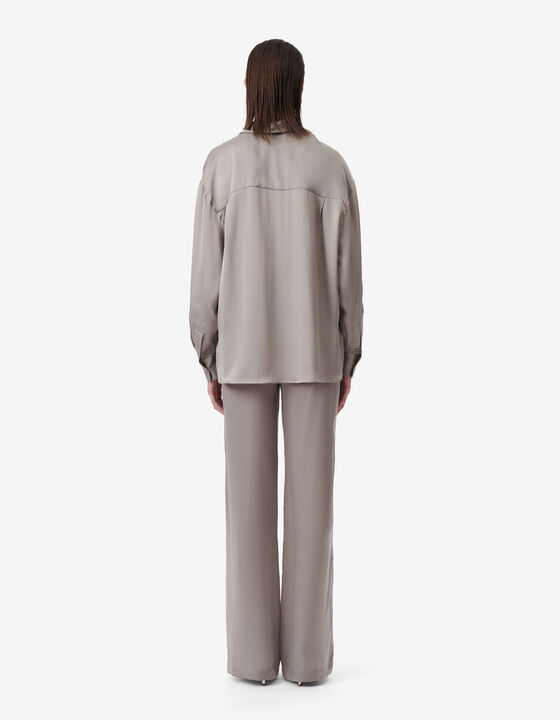 CHEMISE FLUIDE EN SOIE