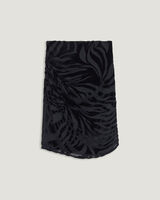 NIZART ZEBRA PRINT TEXTURED MINI SKIRT image number null