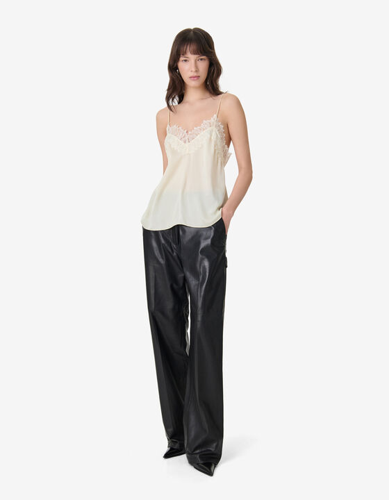 SILK AND LACE CAMISOLE