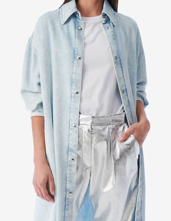 SURCHEMISE LONGUE EN JEAN