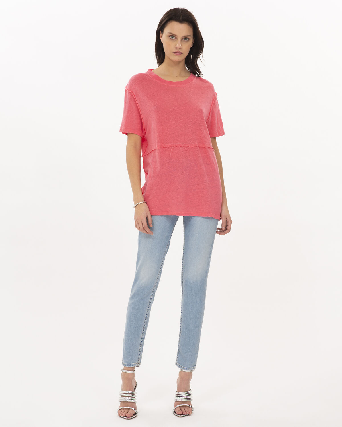 Spire T-Shirt Coral Pink by IRO Paris