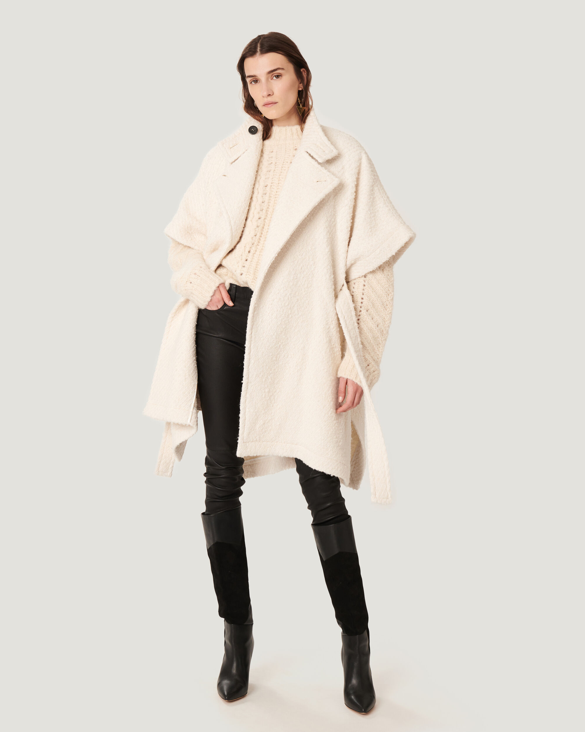 batwing cape coat