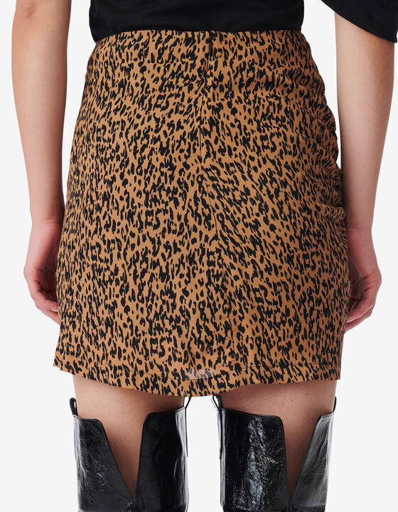 JUPE COURTE L&Eacute;OPARD
