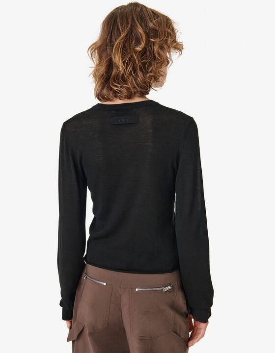 KNIT V-NECK SWEATER