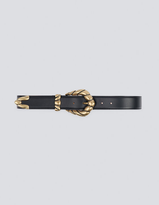 EMBELLY LEATHER BELT