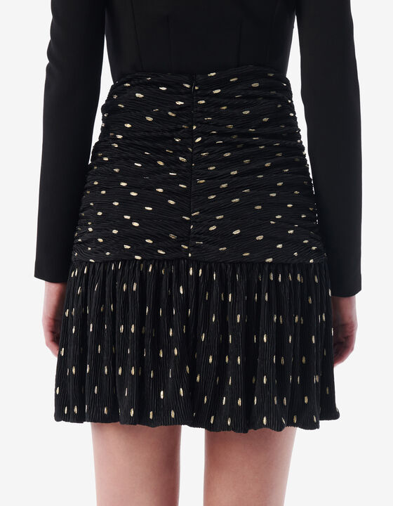 SHORT POLKA DOT SKIRT